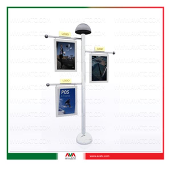 استند-استند نمایشگاهی-لم پست-سه طرفه-AD06