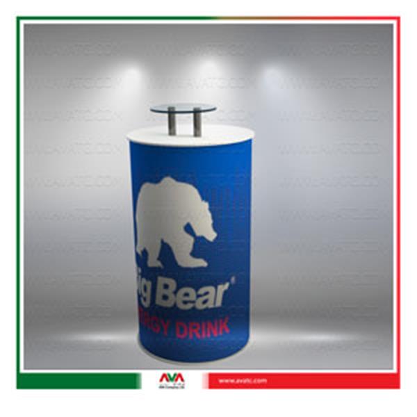 استند-استند نمایشگاهی-کانتر گرد-C09
