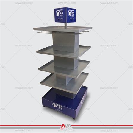 استند فروشگاهی فلزی طب پلاستیک