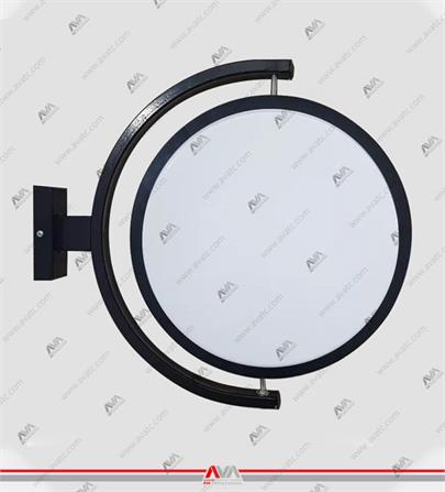 لایت باکس گردان گرد چرخشی