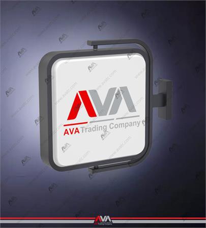 لایت باکس گردان مربع